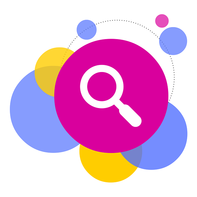 znázornění vyhledávání v bublině